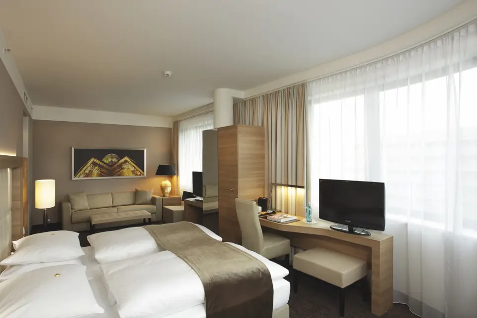 Une chambre pour se sentir bien à l‘hôtel H4 Hotel Berlin Alexanderplatz - site internet officiel