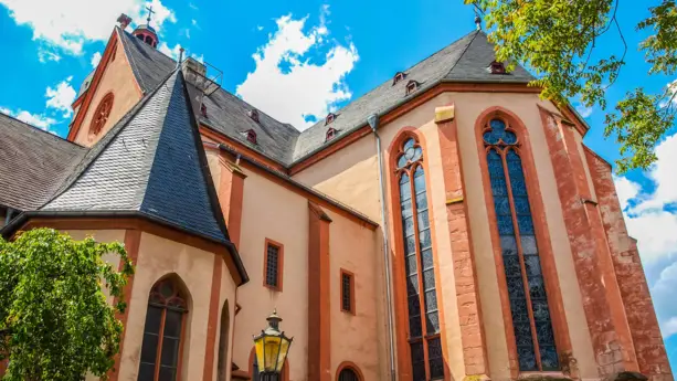 Chiesa parrocchiale di Santo Stefano - finestre di Chagall da vedere - H2 Hotel Mainz